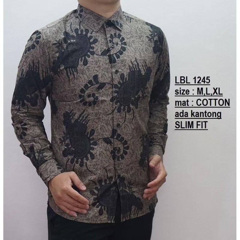 BATIK PRIA LUIGI BATANI ASLI//BATIK MODERN//BATIK COWOK//BATIK ISTIMEWA//BATIK KEKINIAN