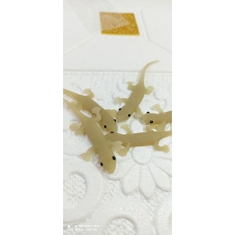 mainan cicak karet satuan