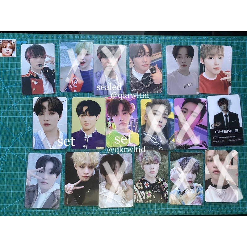 PC Photocard NCT Dream Chenle Renjun Jisung Doyoung Jaemin Dicon Trading Card TC A B Ver Selca Lenti