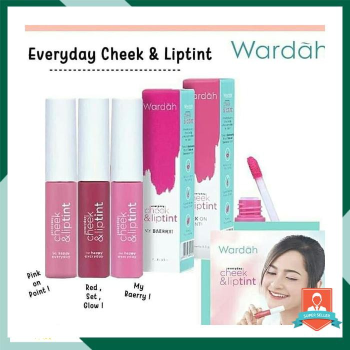 WARDAH EVERYDAY CHEEK & LIP TINT/LIP TINT WARDAH/WARDAH CHEEK LIP TINT
