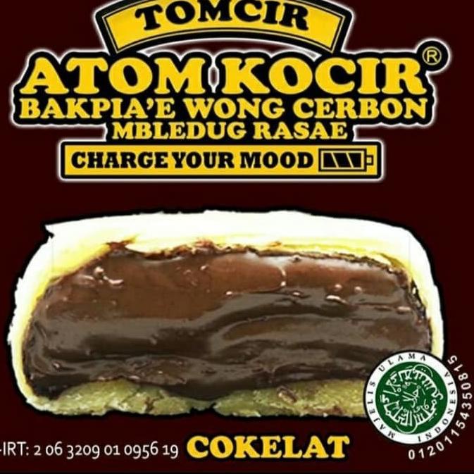 

[KODE PRODUK Z0ZRW9572] Tomcir Atom Kocir Cokelat Bakpia Cirebon 1 pack isi 5