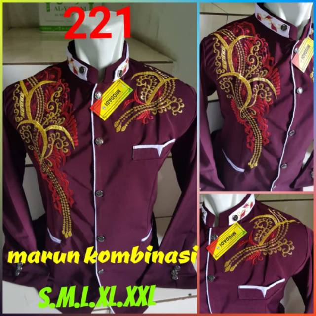 JASKO BORDIR MARON.SERAGAM HADROH.JASKO MURAH
