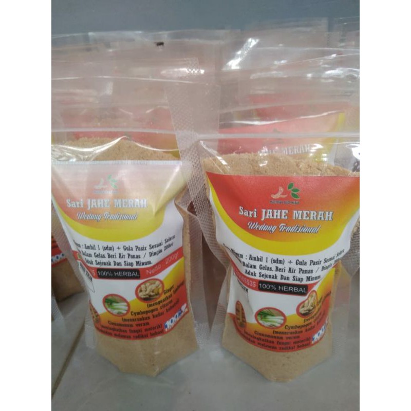 

jahe merah homemade