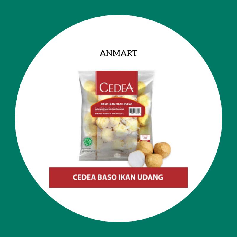 

ANMART | 500gr Baso Ikan dan Udang Cedea | Frozen Food | Sayur Online