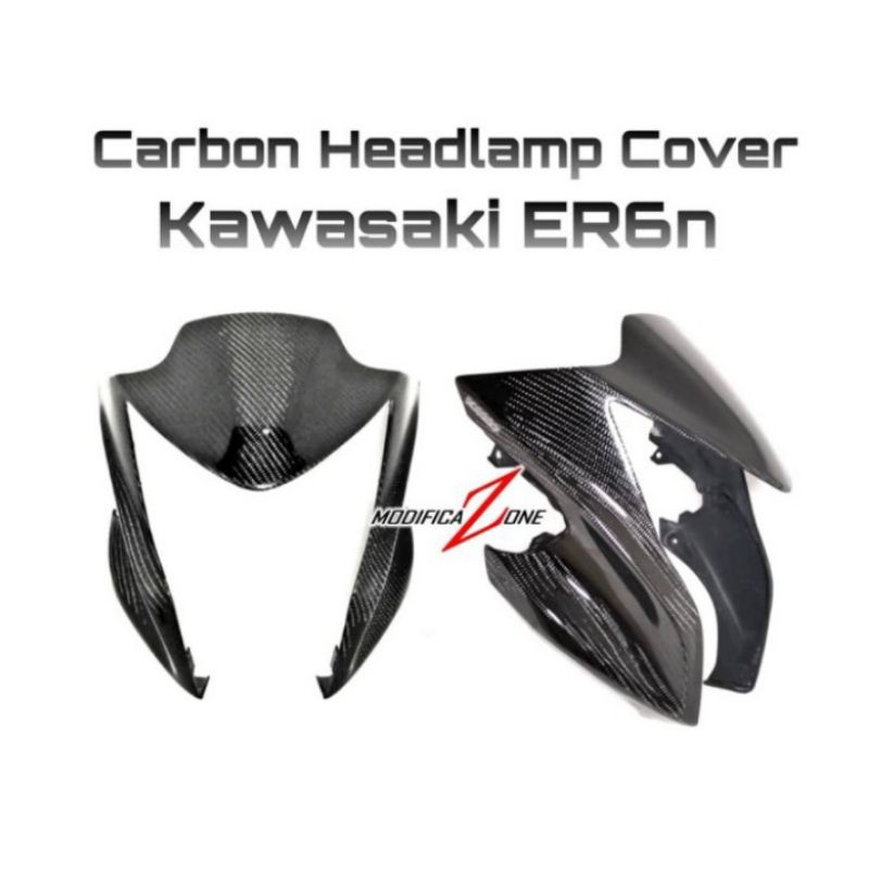 Carbonstar Headlamp Carbon Kawasaki ER6N