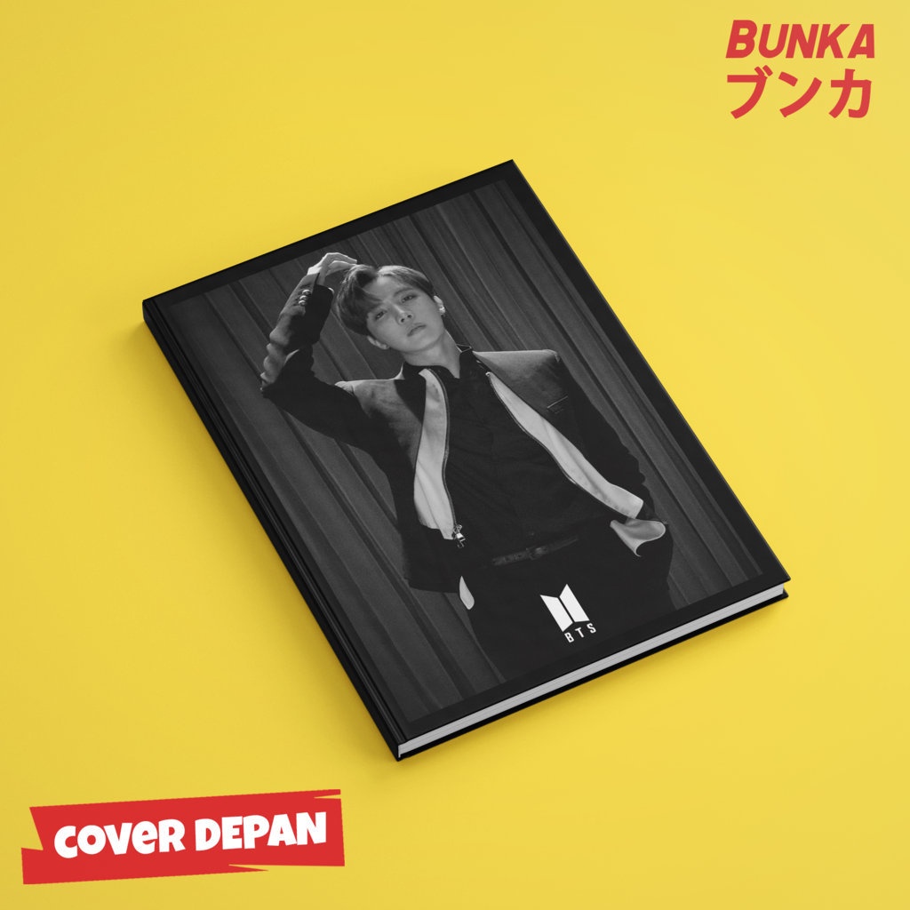 

Notebook KPOP BTS Black J Hope Hardcover A5 Buku Tulis Catatan Notes Agenda Planner Jurnal