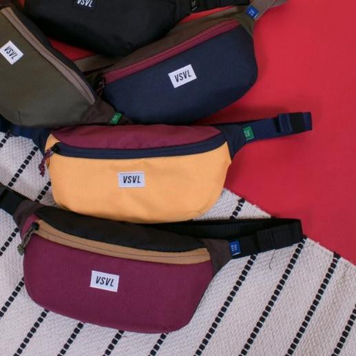 VISVAL ORIGINAL Waist Bag Visval Waistbag Tas Selempang RUSH Sling Bag VISVAL