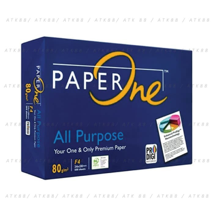 

Unik Kertas Paper One F4 80 gram/Kertas Fotokopi/Kertas Print Murah