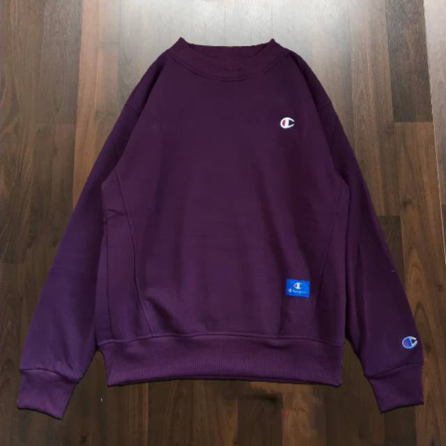 lilac champion crewneck