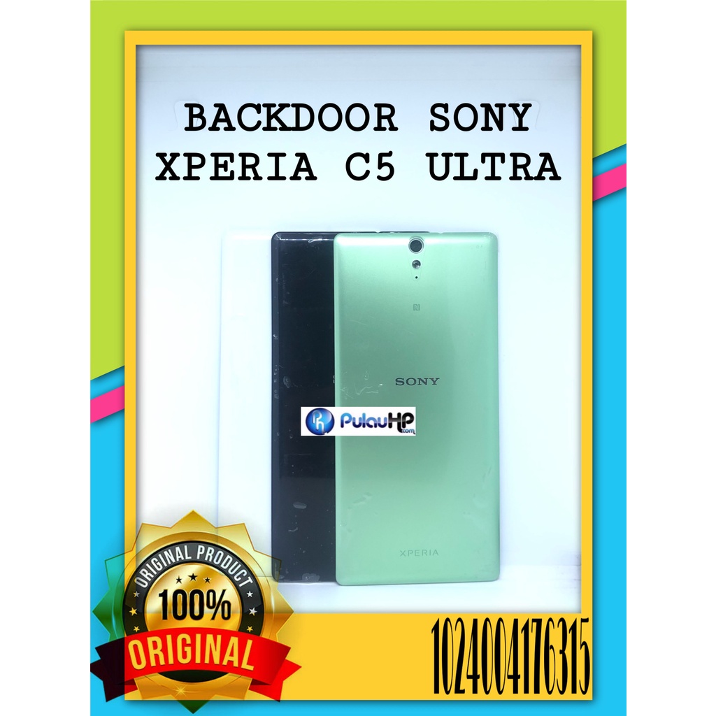 PULAUHP _ BACKDOOR ' BACKGLASS Sony XPERIA C5 ULTRA