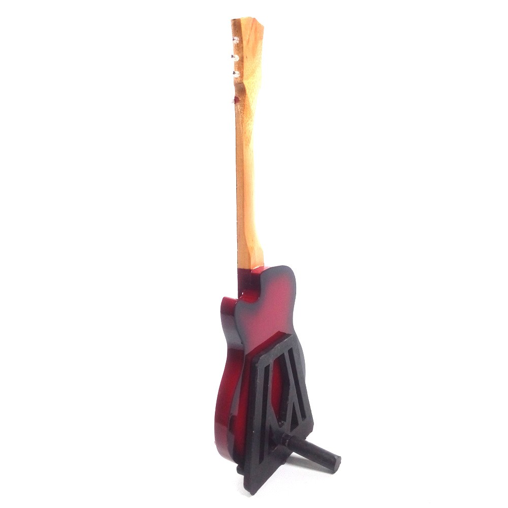 Miniatur Gitar Kayu + Stand - GTR01