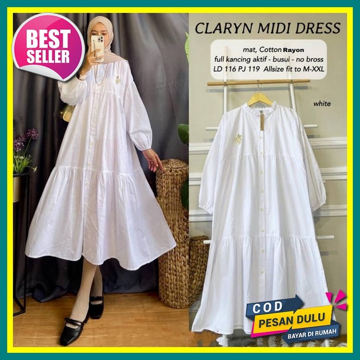 Baju Gamis Wanita Terbaru 2022 Gamis Alea Kekinian Trend Remaja Model Terbaru Bahan Brukat Ukuran L 