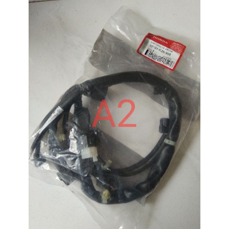 kabel kable body bodi engine bawah injektor beat fi f1 injeksi pertama 32101-K25-900 ori AHM