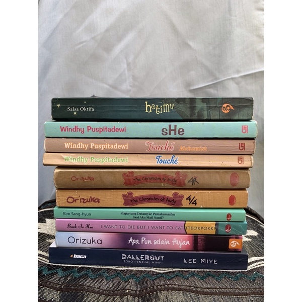 Preloved novel orizuka, dallergut, windhy puspitadewi