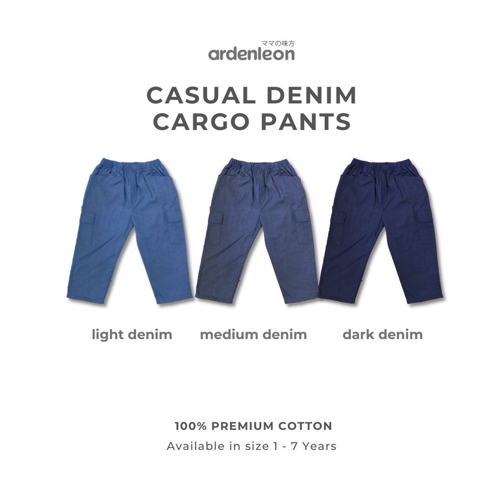 Ardenleon - Casual Denim Cargo Pants