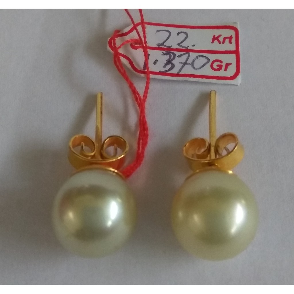 Giwang Emas Mutiara Laut Lombok