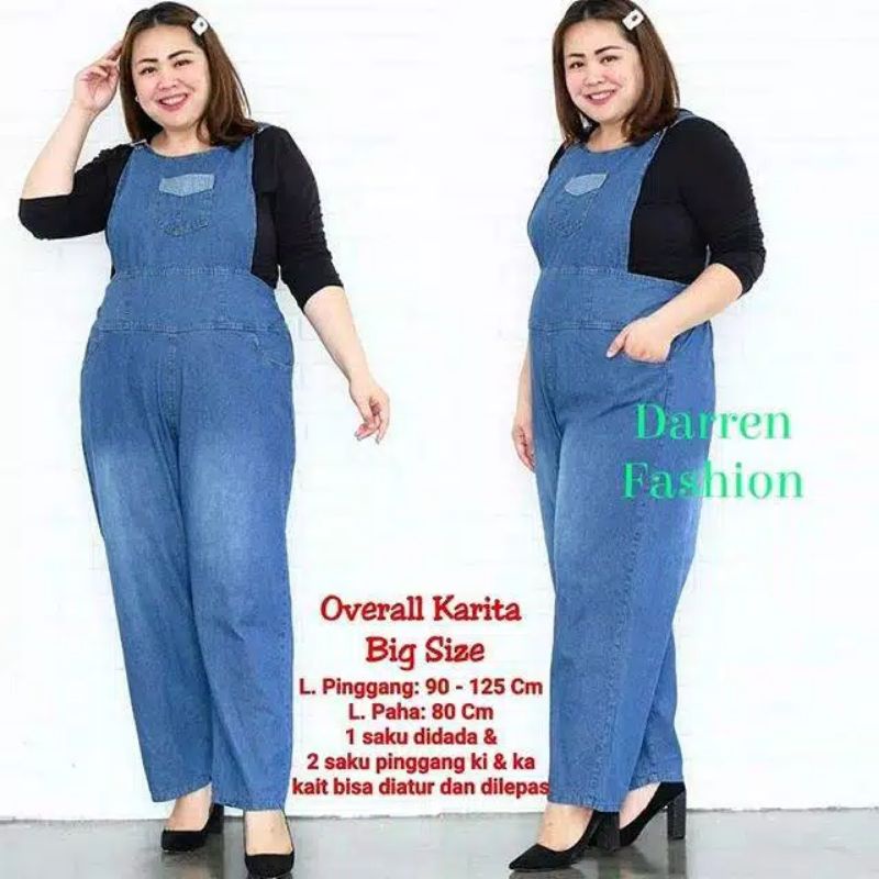 OVERALL KARITA BIG SIZE . OVERALL KARITA JUMBO . OVERALL JUMBO