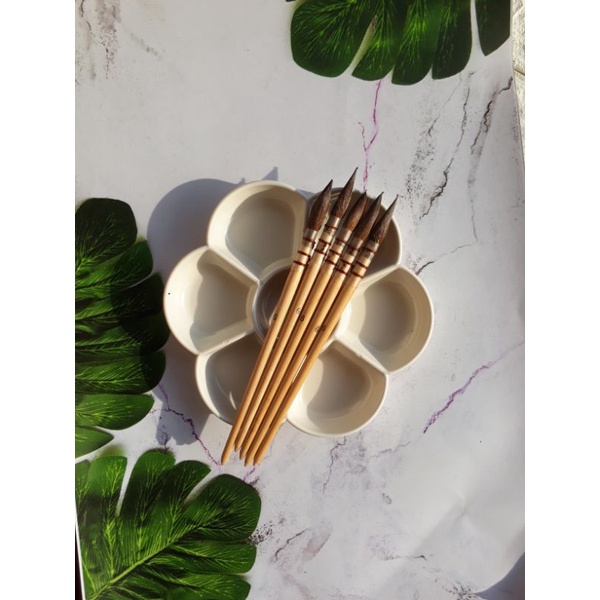 

Bundling Set Alat Lukis Kuas dan Palette Lukis Premium Potentate No 601