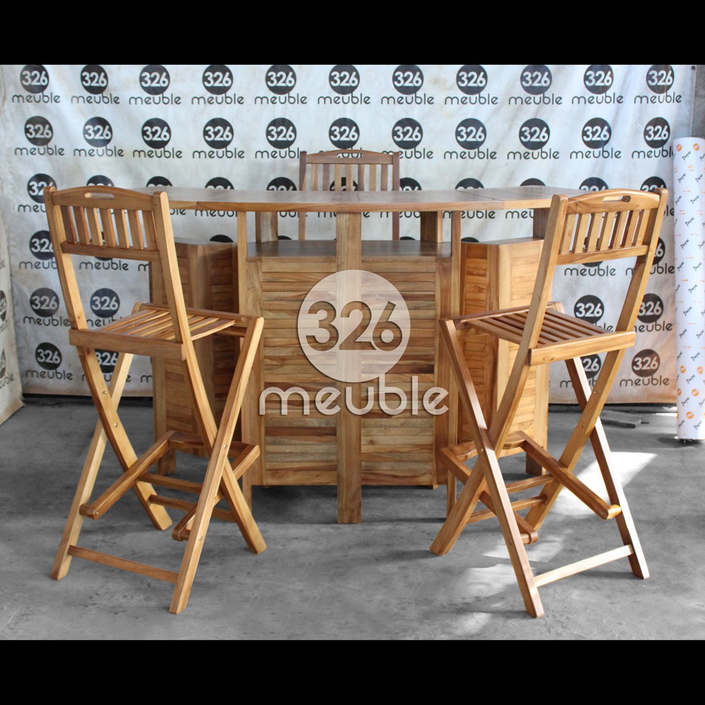 Meja Bar Jati, Meja Mini Bar, Meja Cafe Jati, Mini Bar Jati