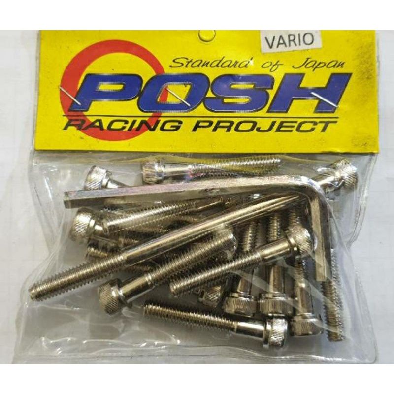 Promo Obral Baut Blok Mesin CVT Yamaha Aerox Supra Beat Vario Mio Sporty Scoopy L Crome Posh