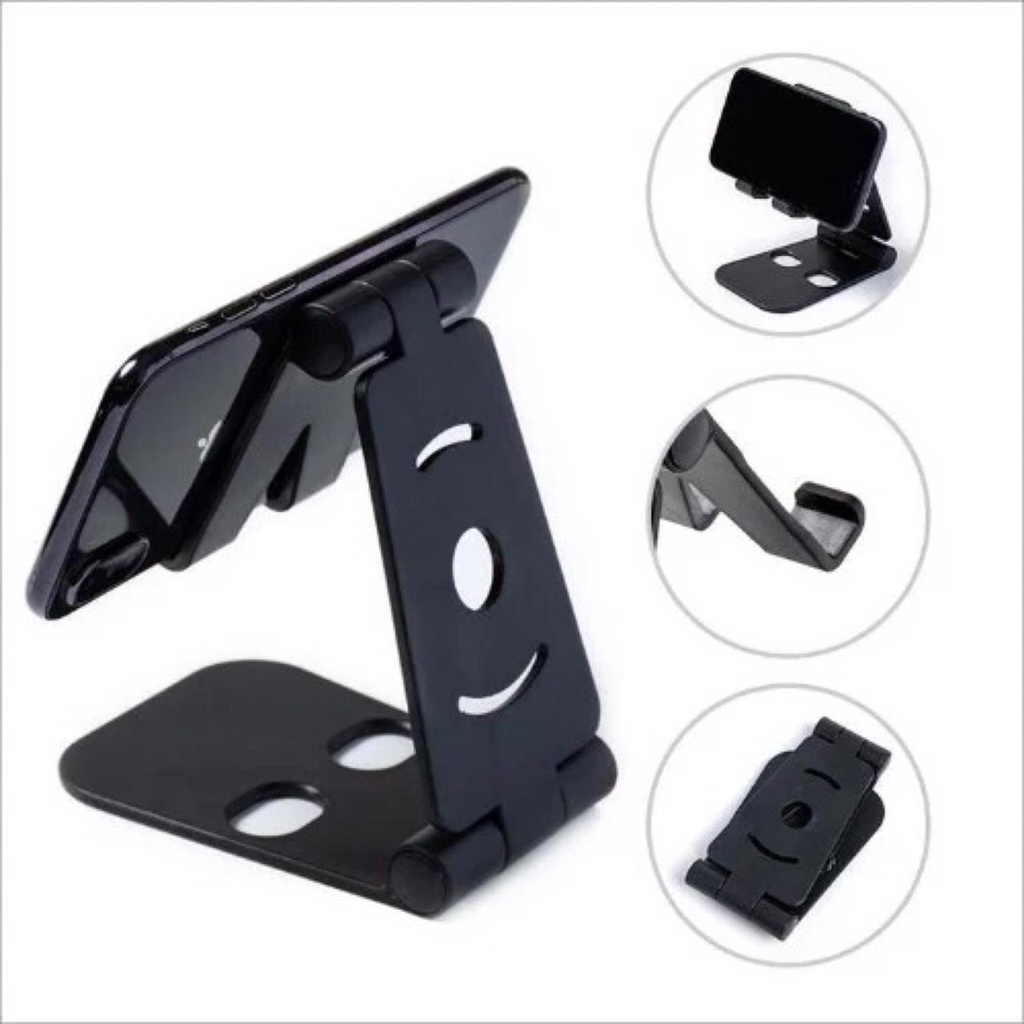 Stand Holder Penyangga HP Dudukan Handphone Lipat Standing Folding Bracket Mini Universal Aksesoris Handphone HP OCEANMART OCEAN MART Murah Grosir