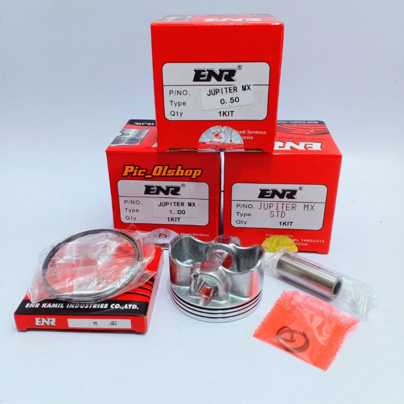 Piston Kit Set Yamaha JUPITER MX 135 Old New  Os : STD 50 100 150 200  Original ENR-1