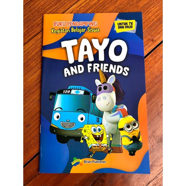 Buku Pendamping Kegiatan Siswa / Buku TK & PAUD : TAYO & FRIENDS [ Brian Publisher ]