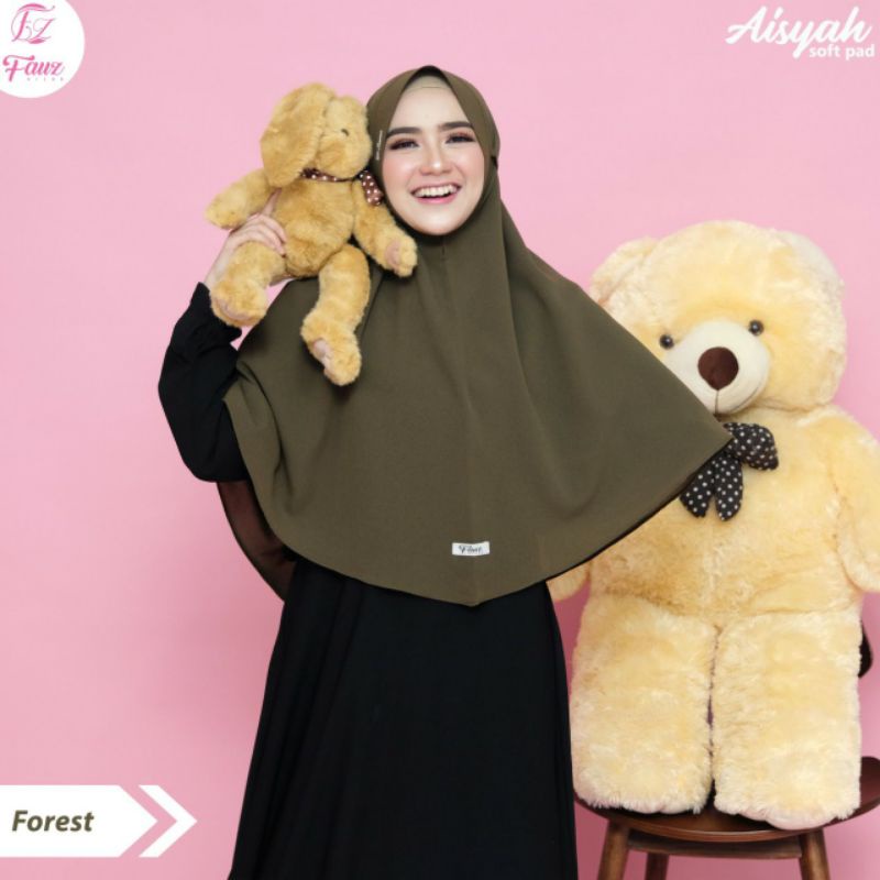 Bergo Aisyah Soft Pad (Daily Hijab) by Fauz