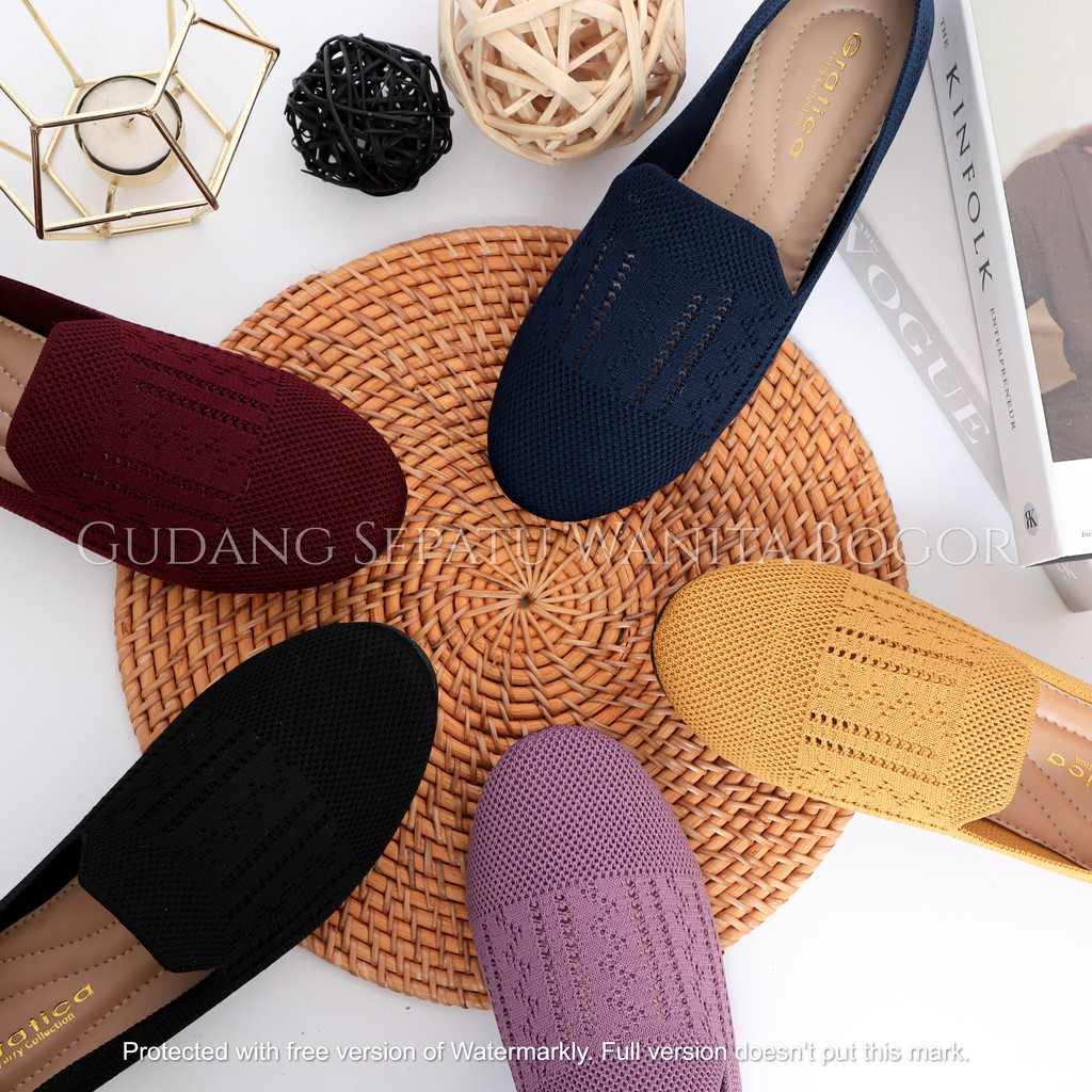 Gratica Sepatu Wanita Flatshoes Rajut PS 10