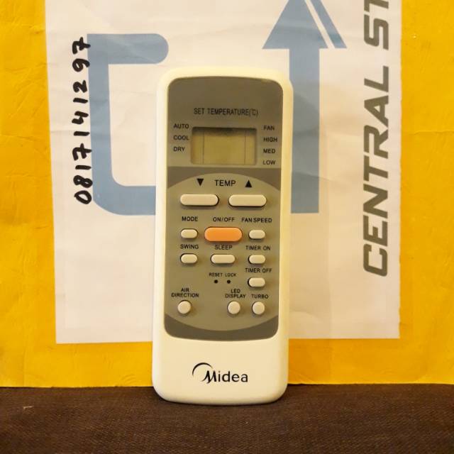 Remote AC Midea Turbo ORIGINAL