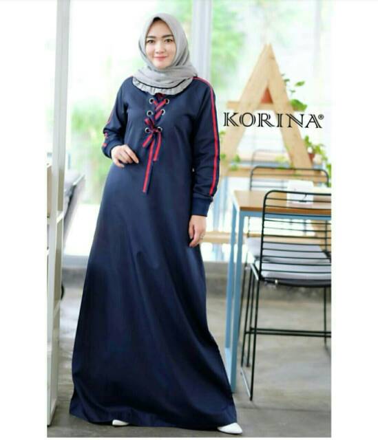 Busana Korina Rulla Dress || Black || Navy || Cream