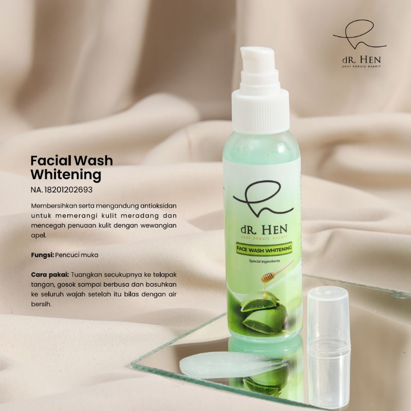 Dr Hen Clinic Skincare Facial Wash Whitening