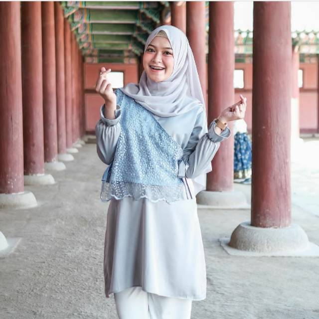 (Reject Minor) Aluna Hanbok Tunik Raya by Dresssofia
