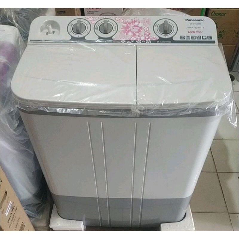 PANASONIC mesin cuci 2 tabung 7.5 kg NA-W76 BB