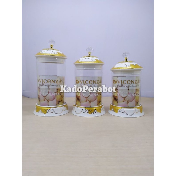 toples permen kaca - toples kaca vicenza - toples kaca cantik