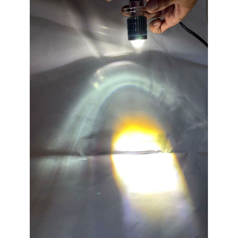 lampu led utama H4 laser 2 HJG warna putih kuning ac dc