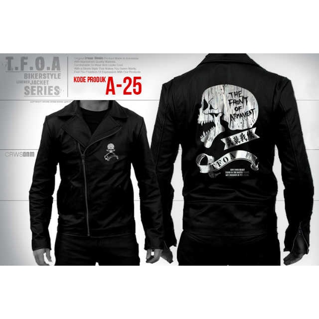TFOA Leather Biker Jaket