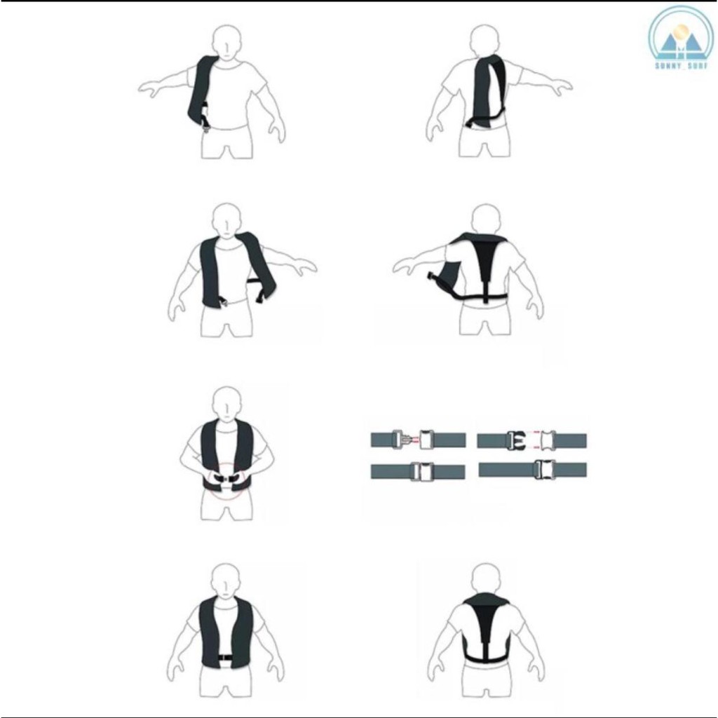 Life Vest Life Jacket Baju Pelampung Keselamatan Model Auto - Manual