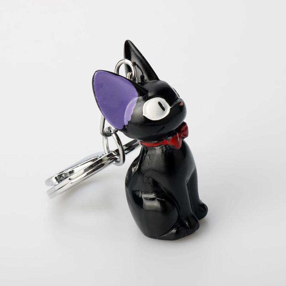 Lanfy Gantungan Kunci Kucing Gantungan Kunci Mobil Pria Wanita Keyring Pendant Hayao Miyazaki Black Action Figure