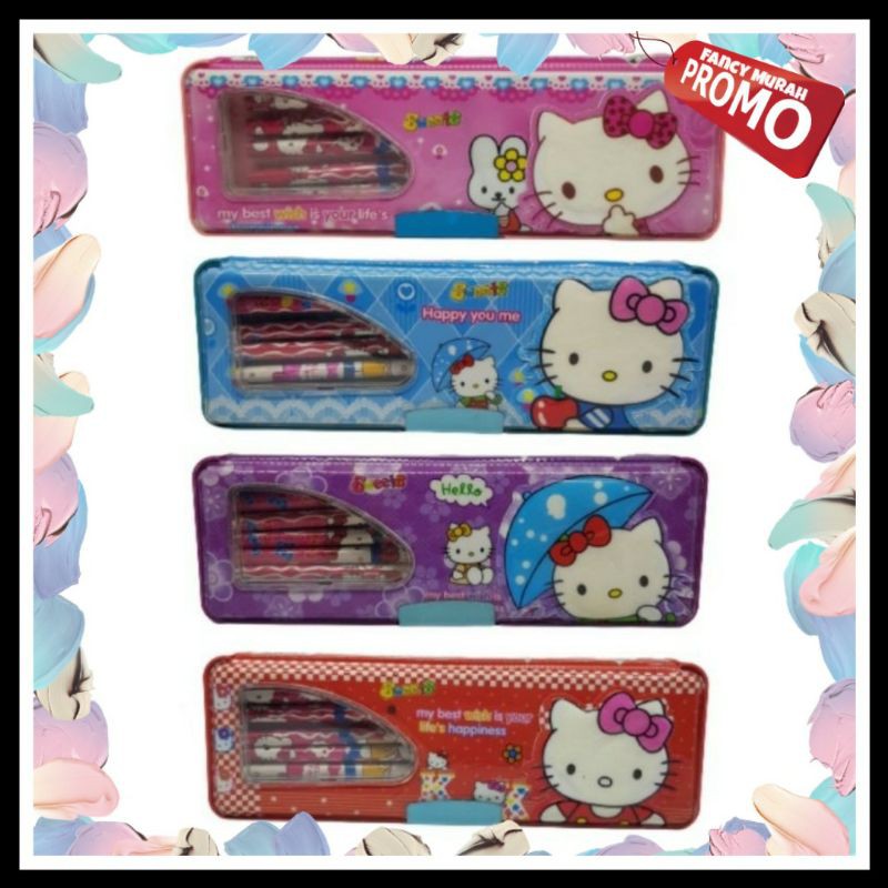 

(PROMO) KOTAK PENSIL MAGNET HELLO KITTY MURAH