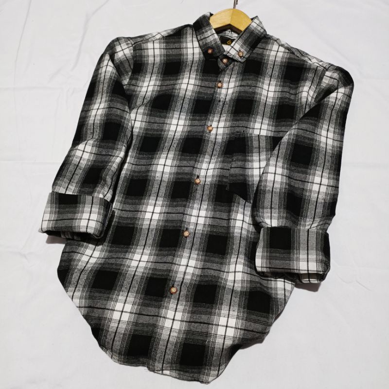 Kemeja flanel pria unisek flanel wanita panjang kotak-kotak kualitas impor bisa pilih motif-Flanel thebest