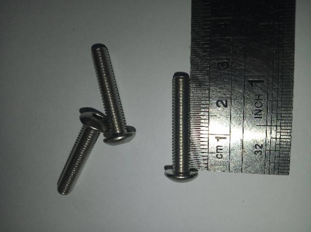 Button L M5 x 25 (2.5cm) stainless 304