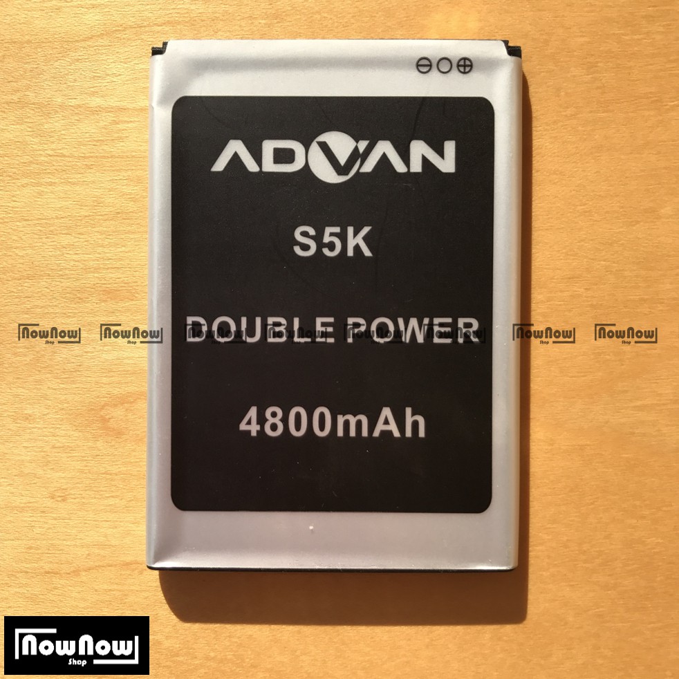 Baterai Advan S5K Original Double Power Batre Batrai Battery HP