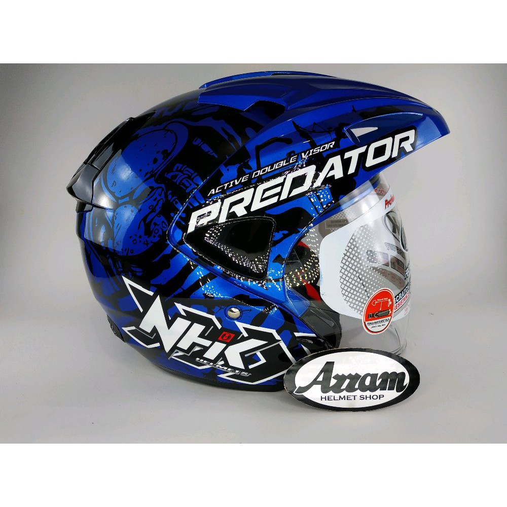 Helm Nhk PREDATOR 2 Visor  Terlaris