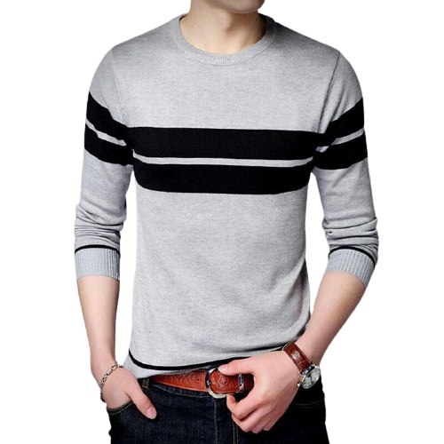 Sweater Rajut Pria Valdo tribal/Sweater motip Garis-Garis