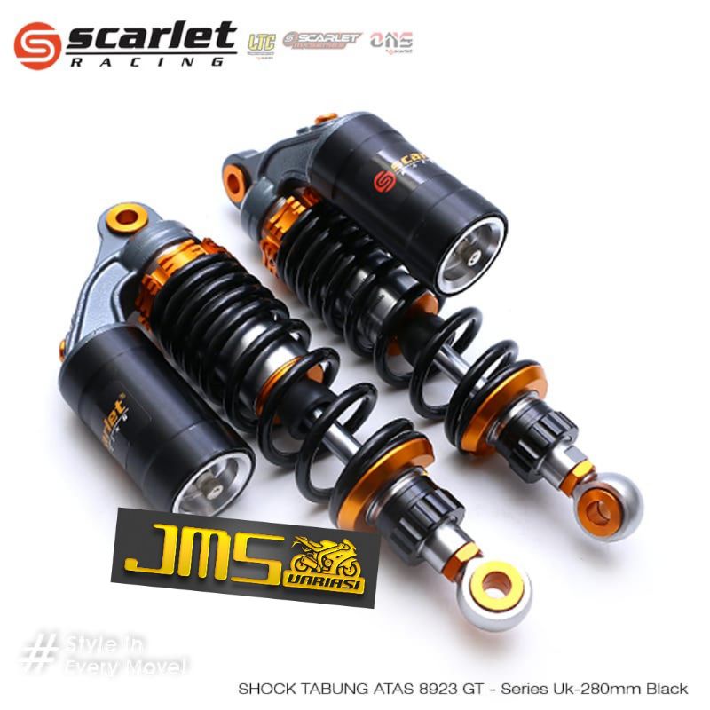 shock tabung atas ukuran 340 scarlet 8923 Suprax Supra x125 blade rxk tiger thunder smash shogun karisma revo fit