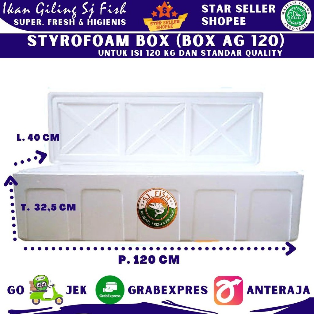 STYROFOAM BOX BESAR AG 120 STANDAR