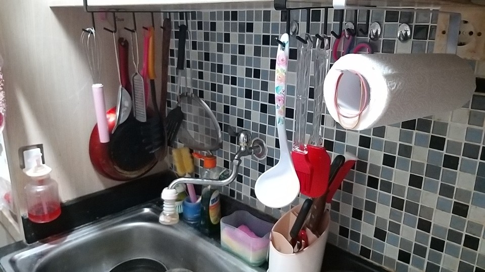 Cantolan Serbaguna Gantungan Alat Masak Dapur Organizer Pantree Rak Dinding