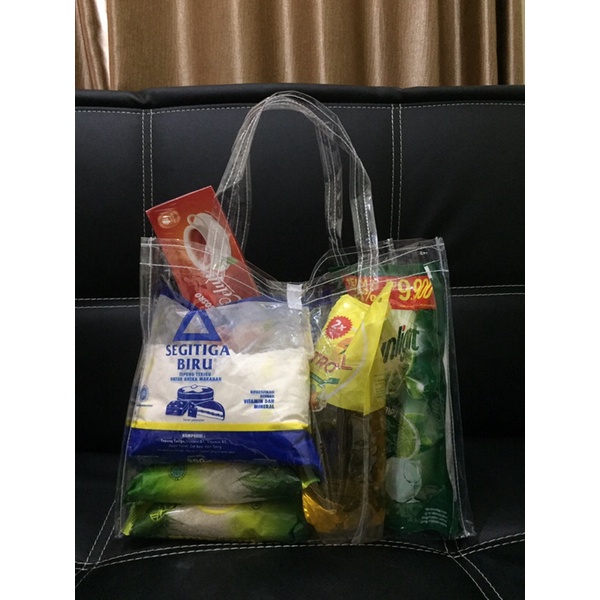 TAS HAMPERS, TAS MIKA TRANSPARAN PALING MURAH (P.30 T.25 L.10 cm)