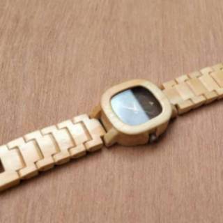 Jam handmade Plus box new style/ jam tangan ukiran kayu/kado ulang